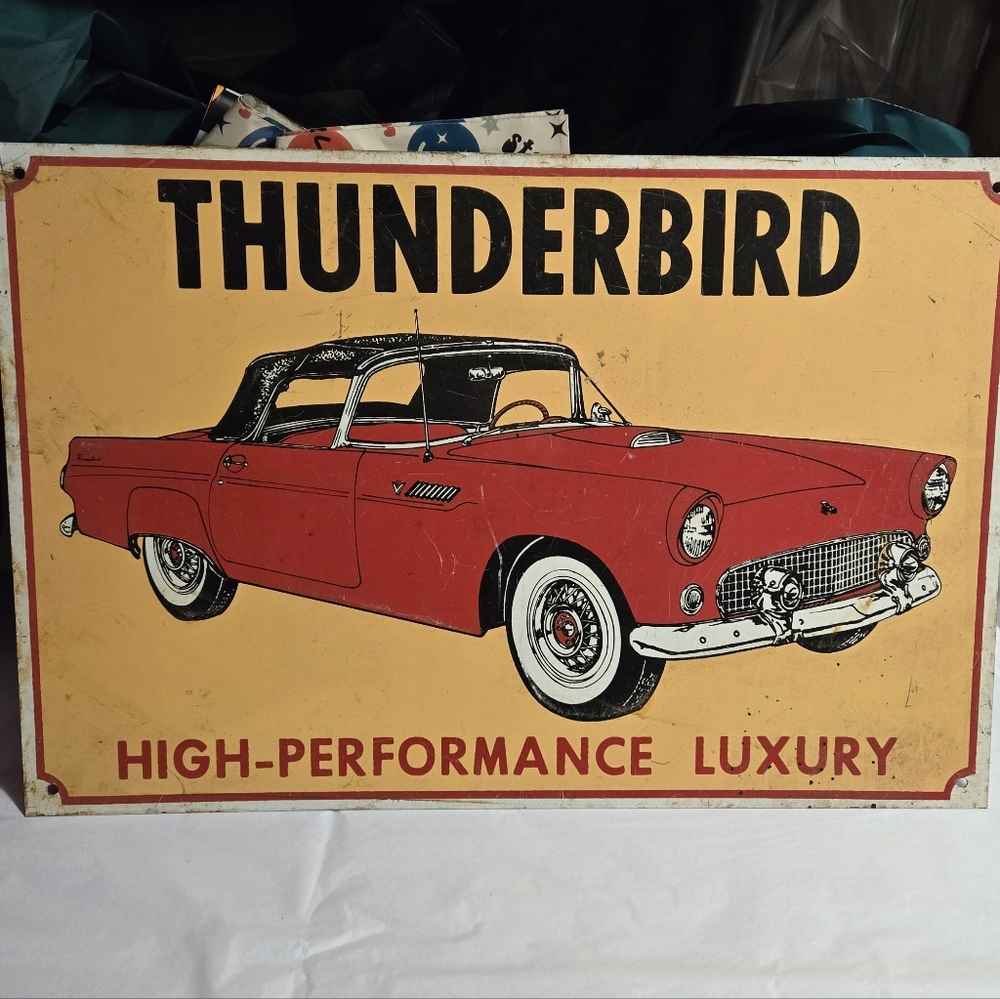 Thunderbird High-Performance Luxury Sign